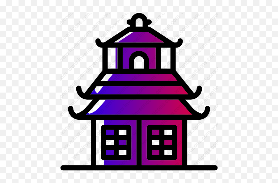 Download Ninja House Vector Icon Inventicons - Inventicons Ninjas Japanese House Svg Png,Free Home Vector Icon