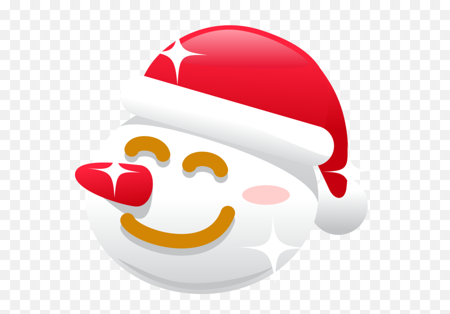 Christmas Emoticon Icon Smile For Snowman - Happy Png,Emotional Icon