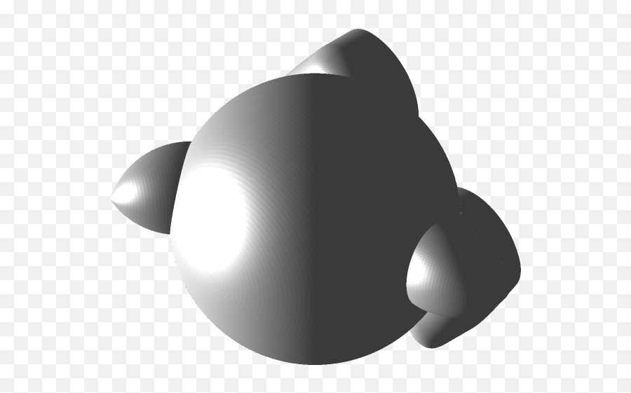 Kirby 3d Cad Model Library Grabcad - Dot Png,Minesweeper Icon