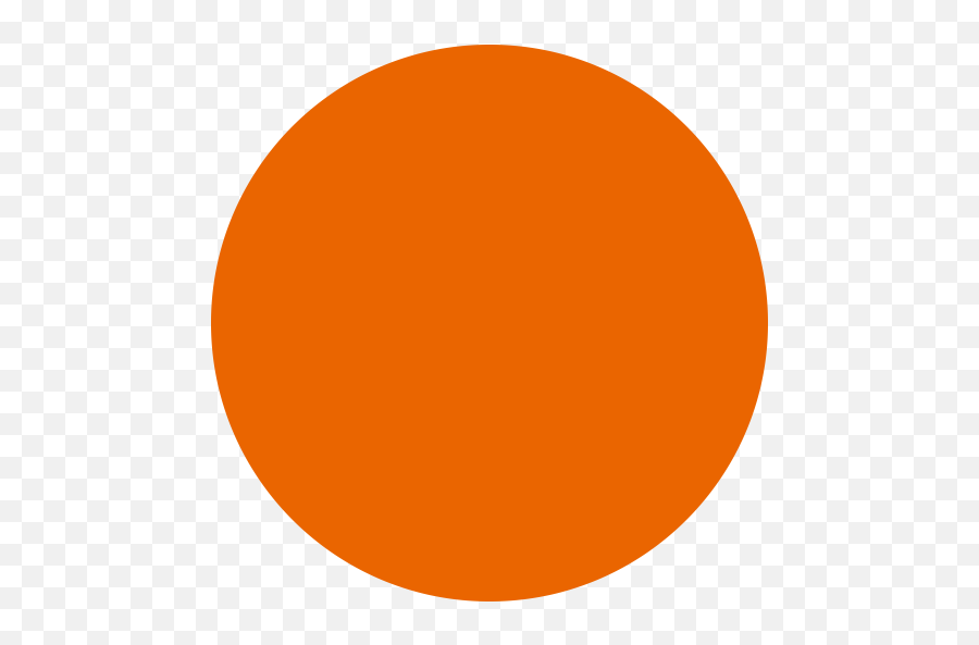 Orange Filled Circle Icon Png Symbol - Dot,Round Icon Png
