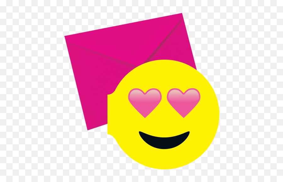Heart Eyes Emoji Scented Notecards - Smiley Png,Heart Eyes Emoji Transparent