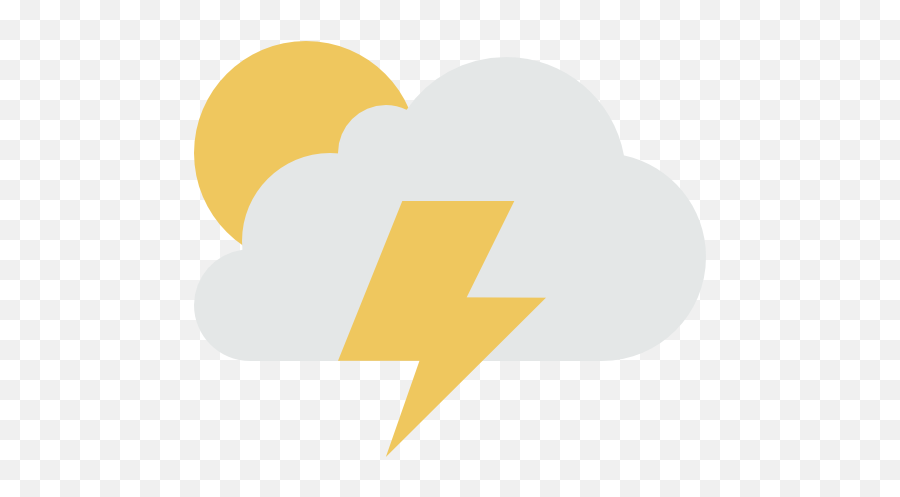 Lightning - Free Weather Icons Language Png,Stormy Weather Icon