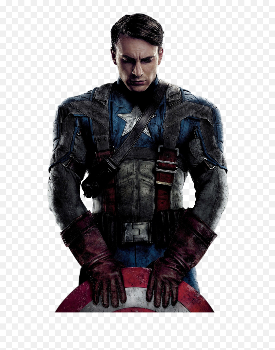 Captain America Front Thinking - Iphone Captain America Wallpaper Hd Png,Captain America Logo Png