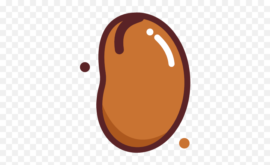 A Bean Similar To The Broad Vector Icons Free Download - Dot Png,Beans Icon
