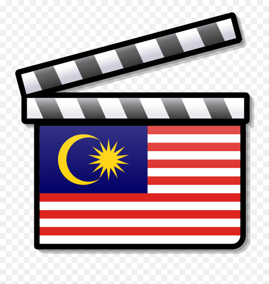 Malaysia Film Clapperboard - Film Clap Wikipedia Icon Png,Movie Clapper Png