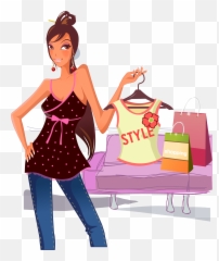 Download Fashion Clipart Girl - Png Transparent