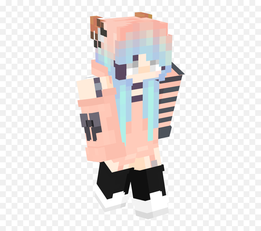 Minecraft Girl Skins - Skin Minecraft Kawaii Girl Cute Png,Minecraft Characters Png