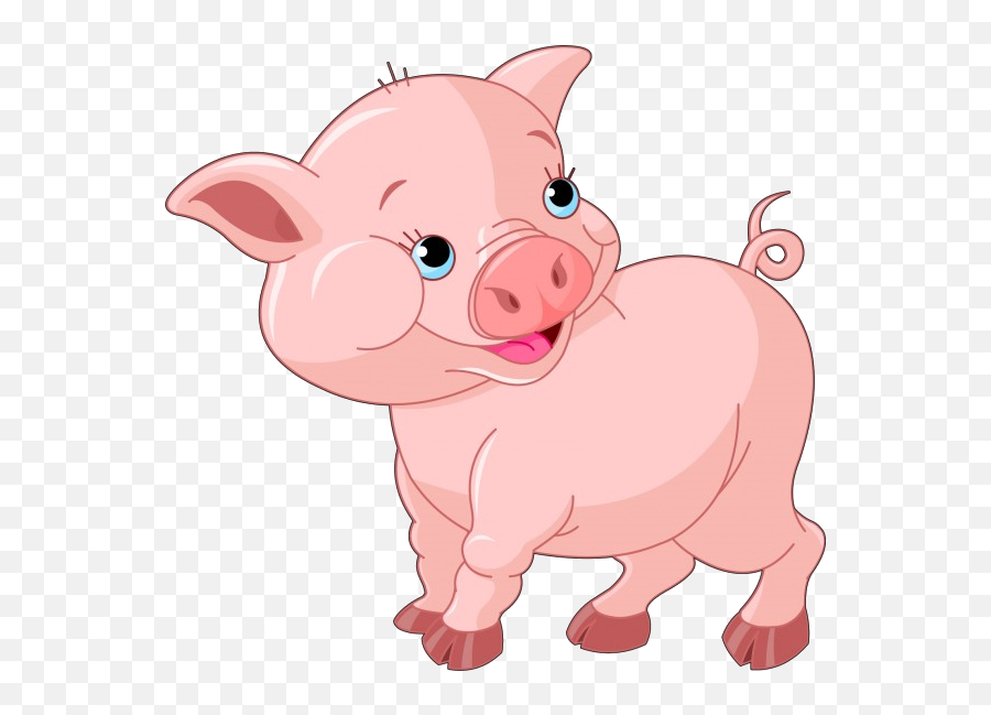 Pig Clipart Png - Pig Cartoon Transparent Background,Pig Png