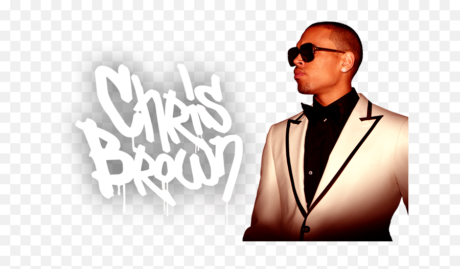 Download Chris Brown Png - Chris Brown All White Tux,Chris Brown Png