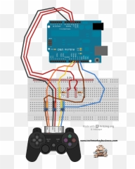 Ps2 Controller To The Arduino - Ps2 Pad Arduino Png,Ps2 Controller Png