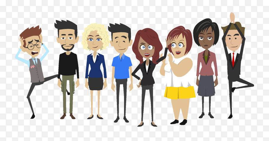 Employees Clipart Png Characters 50 Photos - Team Project Management Cartoon,Team Png