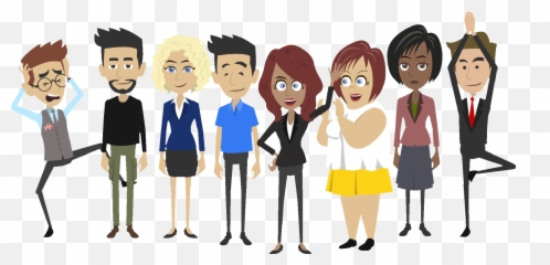 Employees Clipart Png Characters 50 Photos - Team Project Management Cartoon,Team Png