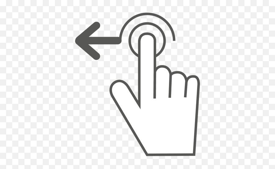 Swipe Left Gesture Icon - Deslize Para A Esquerda Png,Swipe Png