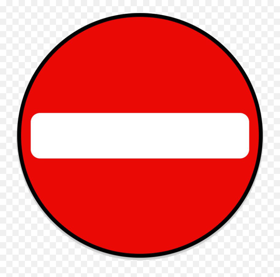 No Entry Sign - No Entry Clipart Png,No Sign Png