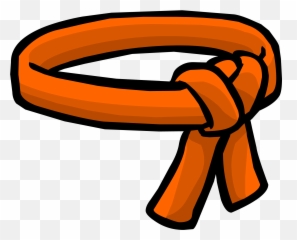 Ninja Clipart Belt Transparent Free For Download - Orange Belt Png,Belt Transparent Background