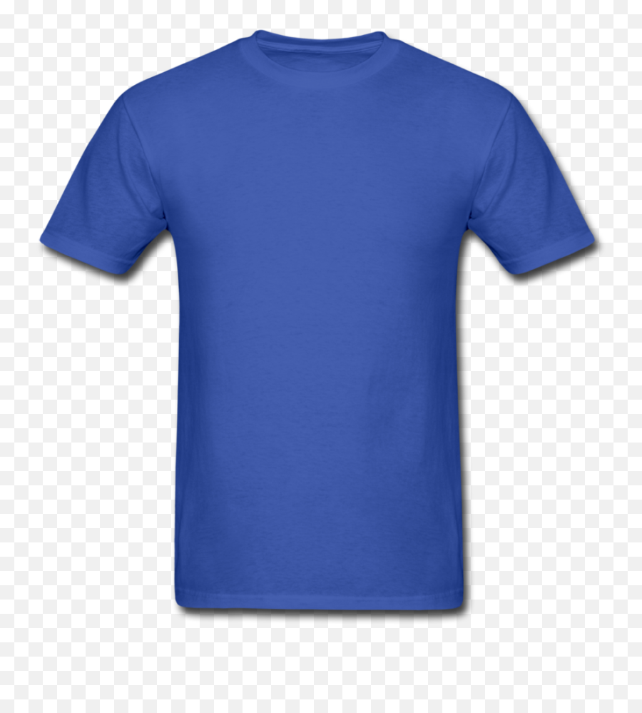 Royal Blue T Shirt Png 5 Image - Fruit Of The Loom Iconic Back,Blue Shirt Png