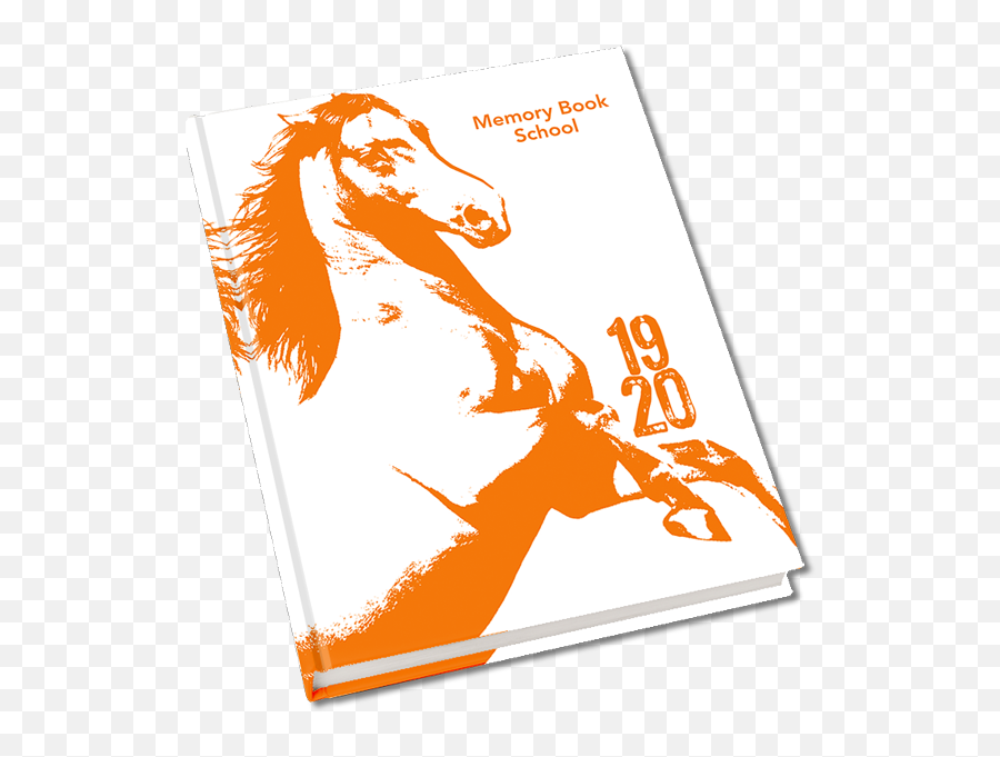 Mustang Mascot Yearbook Cover - Illustration Png,Mustang Mascot Logo