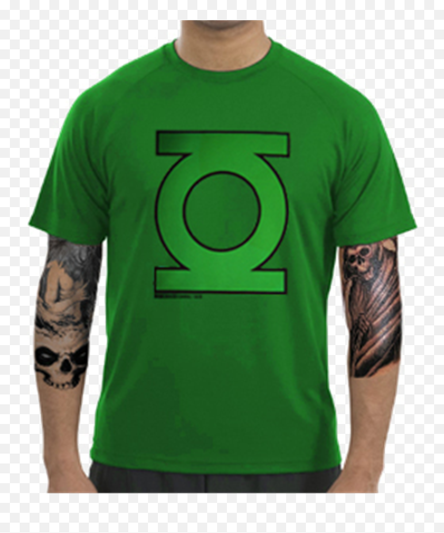 Logo T - Shirt By Green Lantern Active Shirt Png,Green Lantern Logo Png