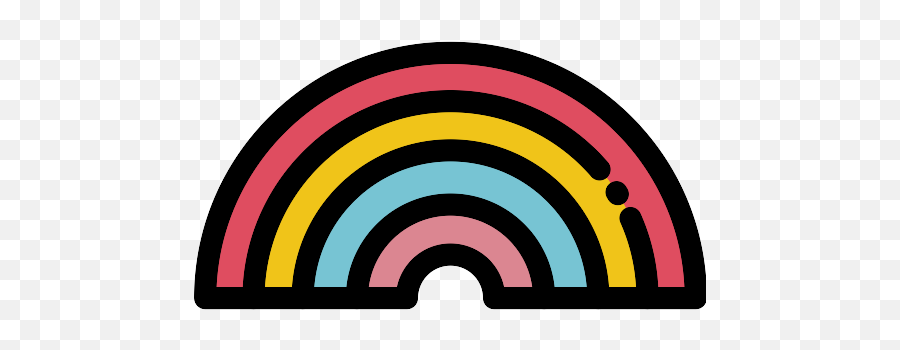 Rainbow Png Icon 105 - Png Repo Free Png Icons Charing Cross Tube Station,Rainbow Circle Png