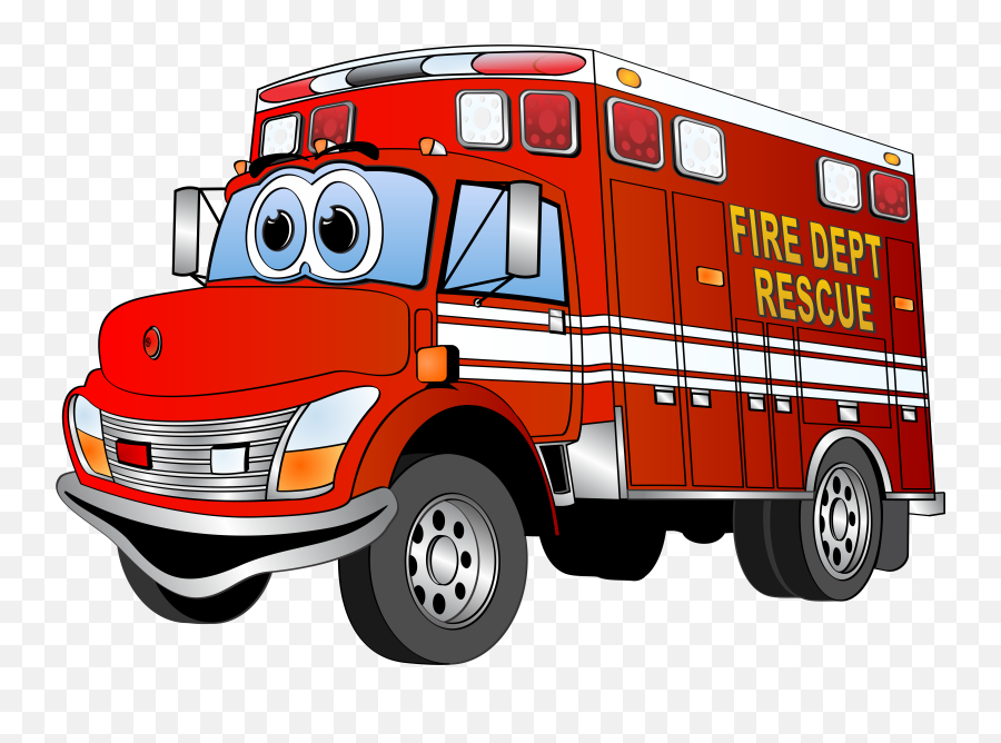 Free Fire Engine Png Download - Cartoon Fire Truck Clip Art,Fire Truck Png