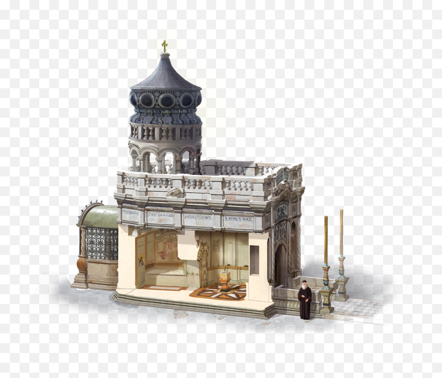 Jerusalem That May Be Jesus Tomb - Holy Sepulchre Temple Plan Png,Empty Tomb Png