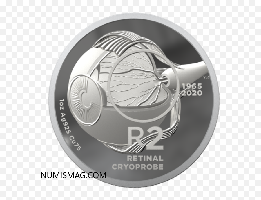 A 2020 South African Coin Celebrating Ophtalmic Research And - New South Africa Retina Coin Png,Coin Transparent