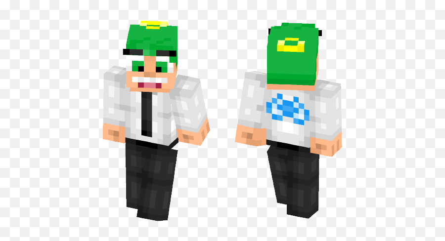 Download Cosmo - Fairly Odd Parents Minecraft Skin For Free Rick Grimes Minecraft Skin Png,Fairly Odd Parents Png