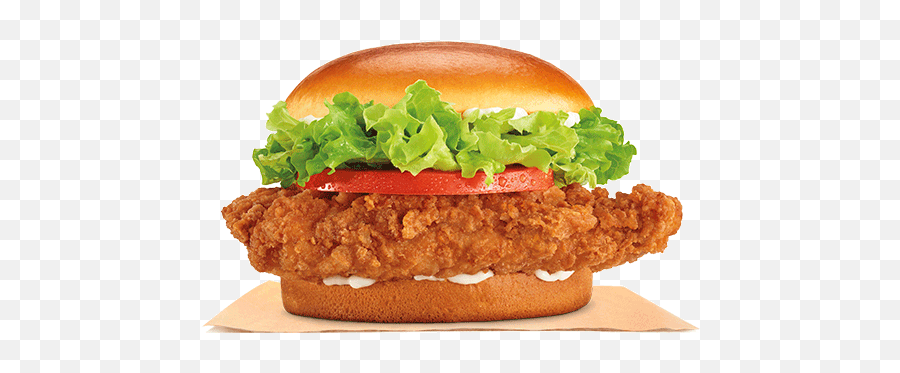 Crispy Chicken Sandwich Burger King - Burger King Chicken Sandwich Png,Burger King Png