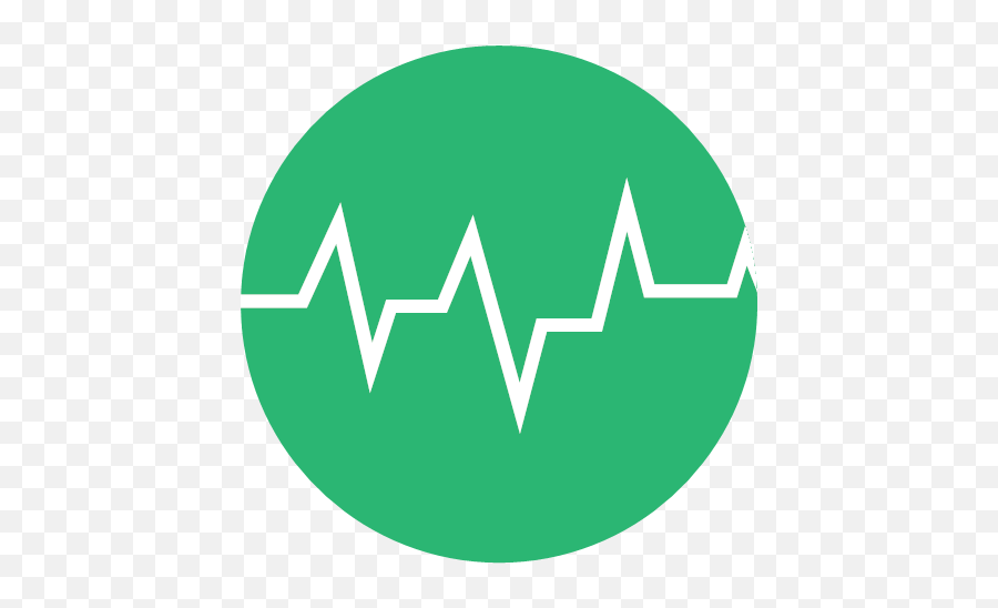 Green Heart Beat Heartbeat Icon Png