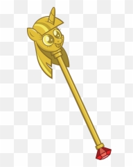 Download Lyra Heartstrings Meme Safe - Royal Staff No Background Png,Scepter Png