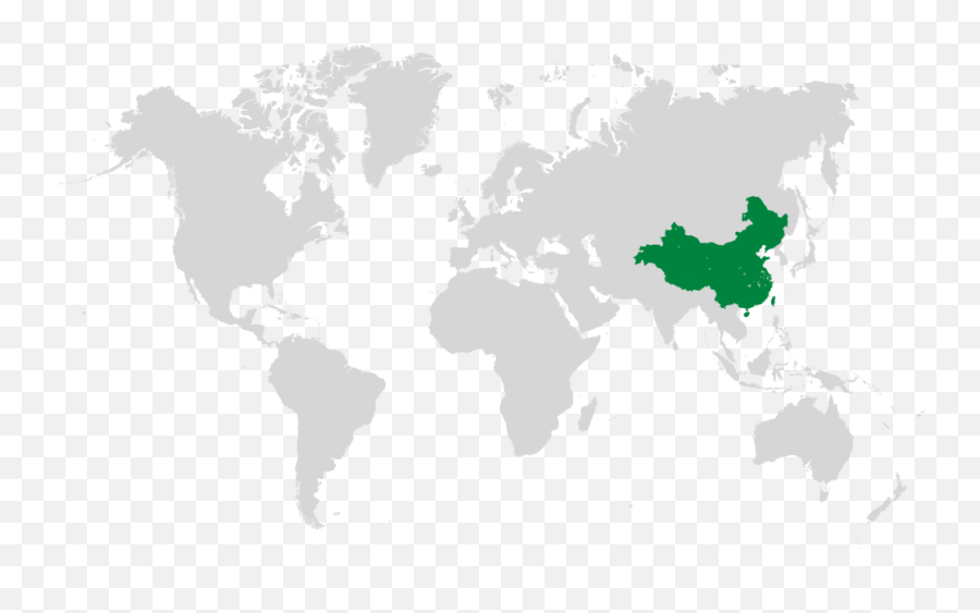 China U2013 Canberra Accord - World Map Png,China Map Png