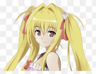 Wallpaper Girl Look Anime Hair Face For The Desktop 167836 - Anime Girls Yellow Hair png