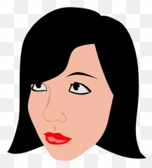 Girl Face Cartoon Clipart 26 - Mujer Cara Caricatura Png