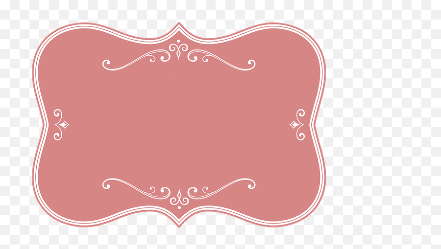 Victorian Pink Frame Transparent Png - Stickpng,Marcos Png