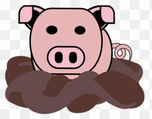 Graphic Pig Mud - Free Vector Graphic On Pixabay Clip Art Png,Mud Png