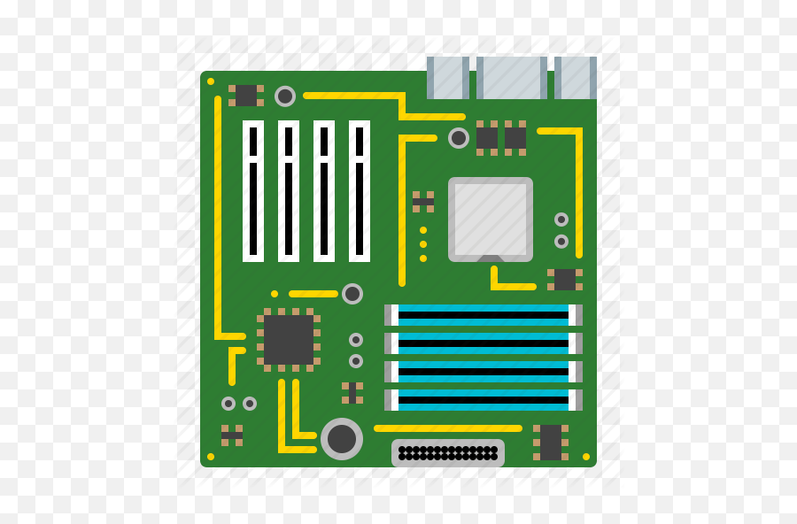 Motherboard Computer Hardware Device Technology Component Socket Icon - Motherboard Icon Png,Motherboard Png