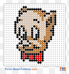 Porky Pig Perler Bead Pattern And - Perler Bead Templates Png,Porky Pig Png