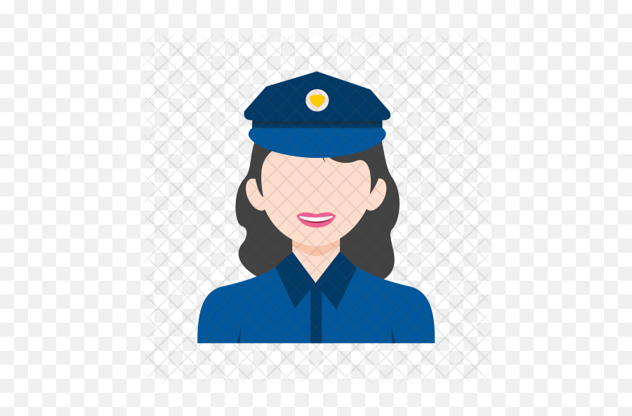 Police Icon Png 418414 - Free Icons Library Women Police Picture Cartoon,Police Icon Png