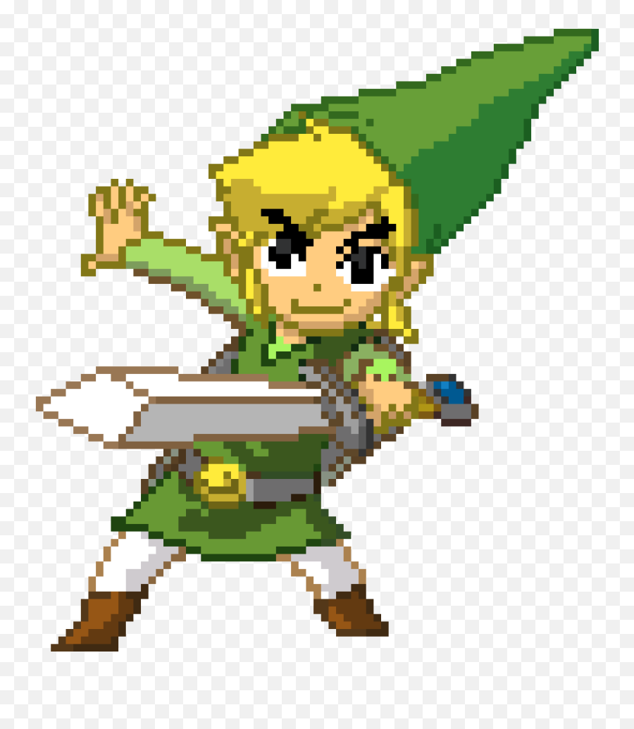 Toon Link - Toon Link Easy Drawing Full Size Png Download Toon Link Drawing Spirit Tracks,Toon Link Png