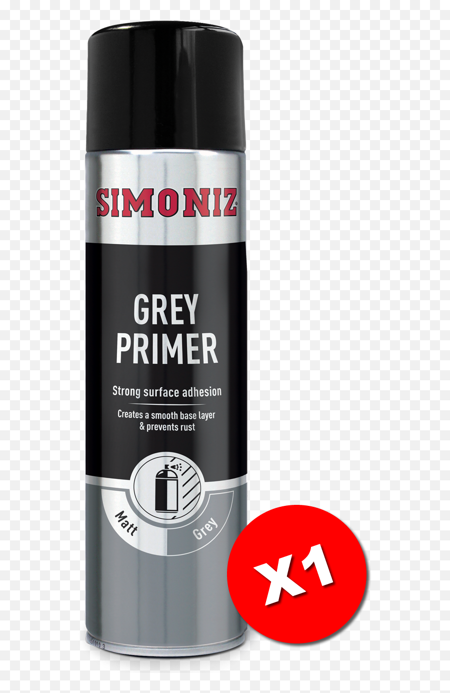 Download Simoniz Grey Primer Acrylic Spray Paint 500ml - Automotive Care Png,Spray Paint Can Png
