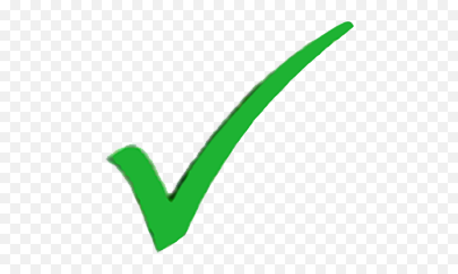 green checkmark transparent png