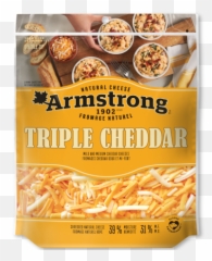 Triple Cheddar Shredded Cheese - Armstrong Cheese Png,Shredded Cheese Png