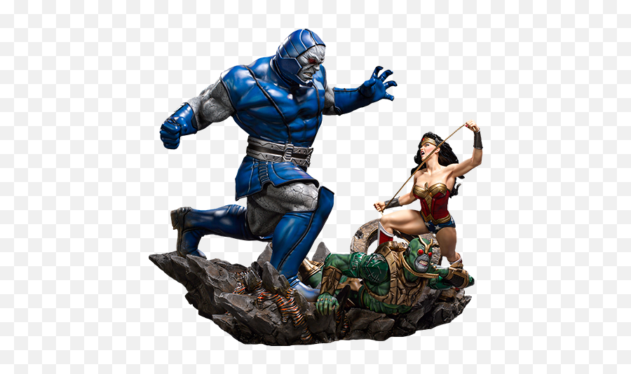 Wonder Woman Vs Darkseid Sixth Scale - Darkseid Vs Justice League Statue Png,Darkseid Png