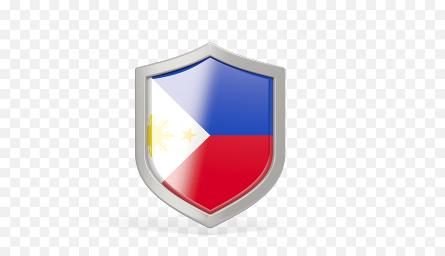 Shield Icon Illustration Of Flag Philippines - Philippine Flag With Shield Png,Philippine Flag Png
