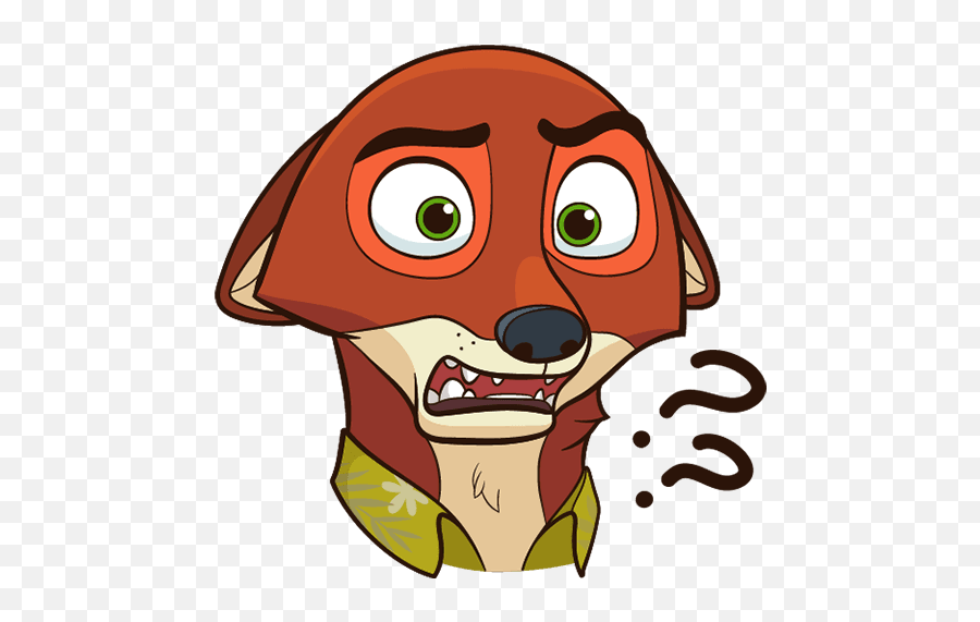 Vk Sticker 26 From Collection Nick Wilde Download For Free - Fictional Character Png,Nick Wilde Png