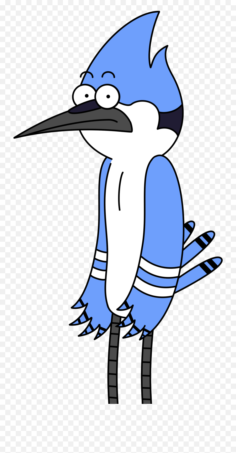 Mordecai Cartoon Png Image With No - Bird From Regular Show,Mordecai Png
