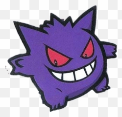 Gengar Sticker By - Fictional Character png