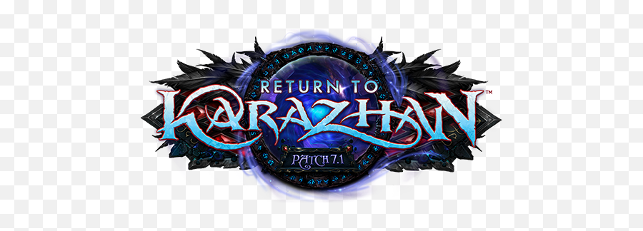 Patch 7 - Return To Karazhan Logo Png,Wow Warlock Icon