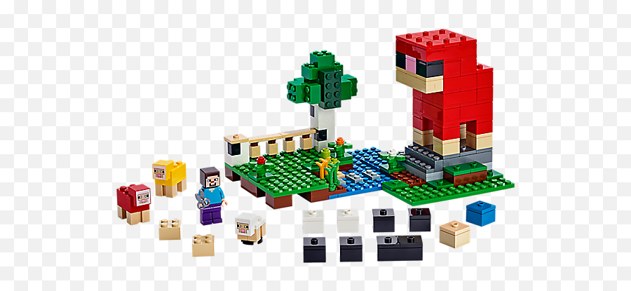 Lego The Wool Farm 21153 - Lego Minecraft 21153 Png,Minecraft Tree Png