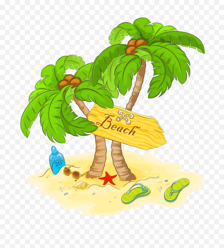 Clip Art Freeuse Stock - Beach Palm Trees Clipart Png,Palm Tree Clip Art Png